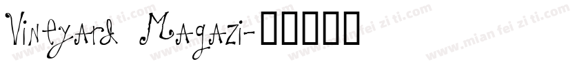 Vineyard Magazi字体转换